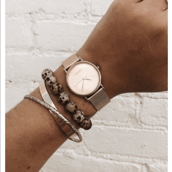 Rumba Rose Gold Metal Strap Watch - Picture 4 of 4